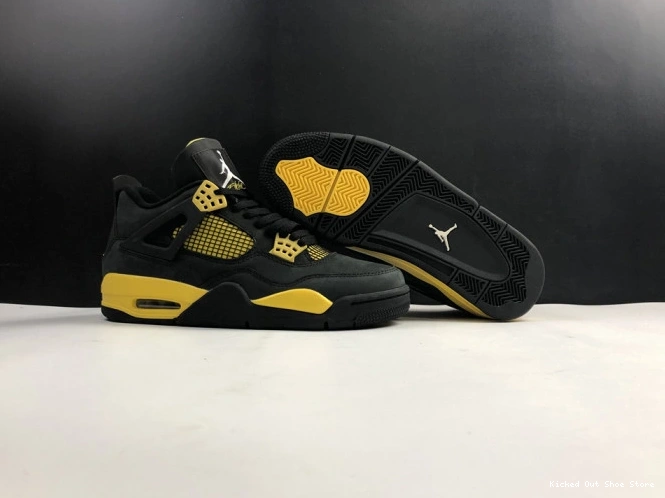 Kick Theory Jordan 4 Retro 308497-008 Thunder Air 0818